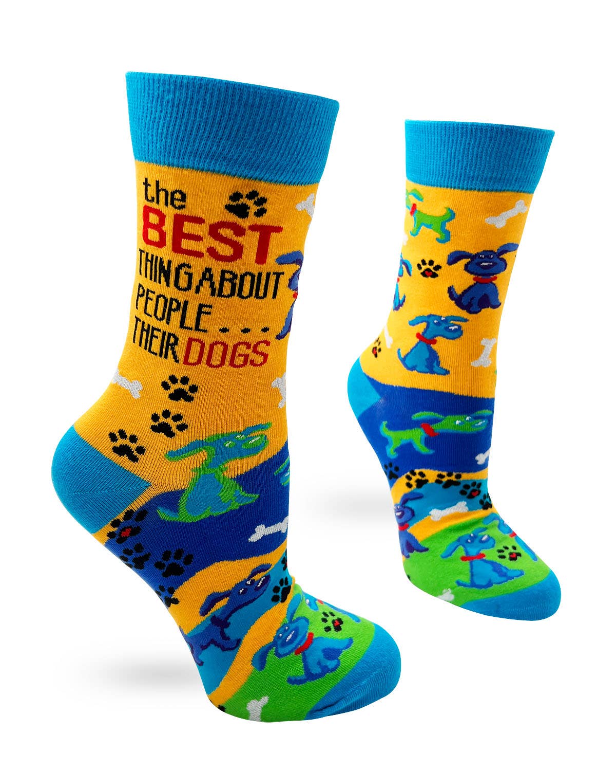 Best Thing About People...Their Dogs Women's Crew Socks for wholesale by Fabdaz