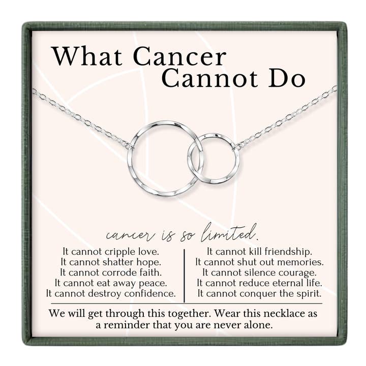 hope love shine – Engroshandel Halskæde med vedhæng – Støtte til kræftgenopretning Gave til hende - Guld Sølv Perle