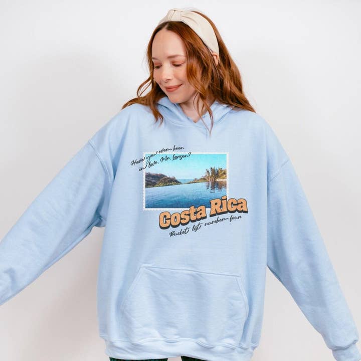 Costa Rica Bucket List Number Four Hoodie for wholesale by The Bean Workshop