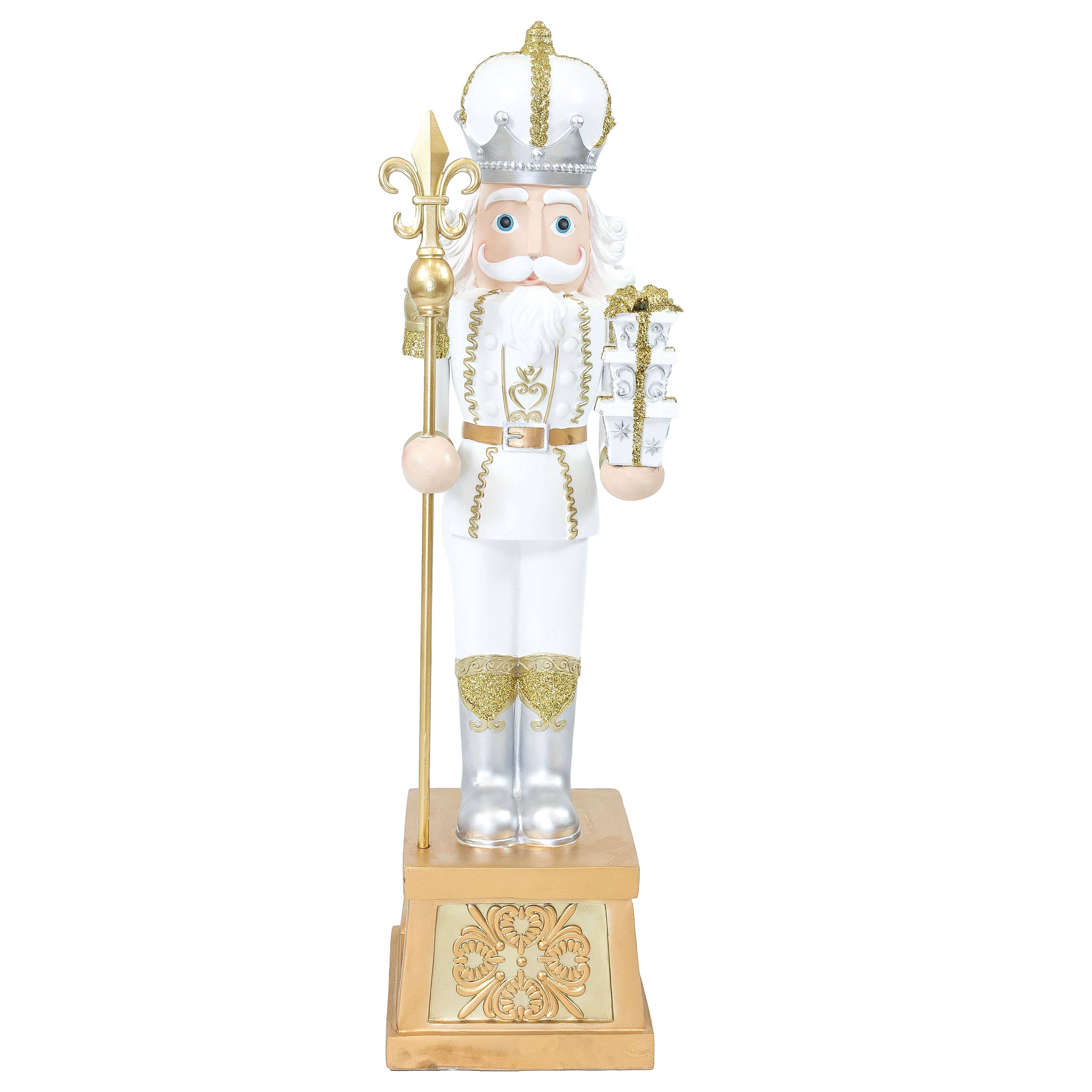 Sunnydaze Decor - Wholesale Holiday Nutcracker - Pierre the Fleur-de-Lis Christmas Nutcracker Statue - 47" H1