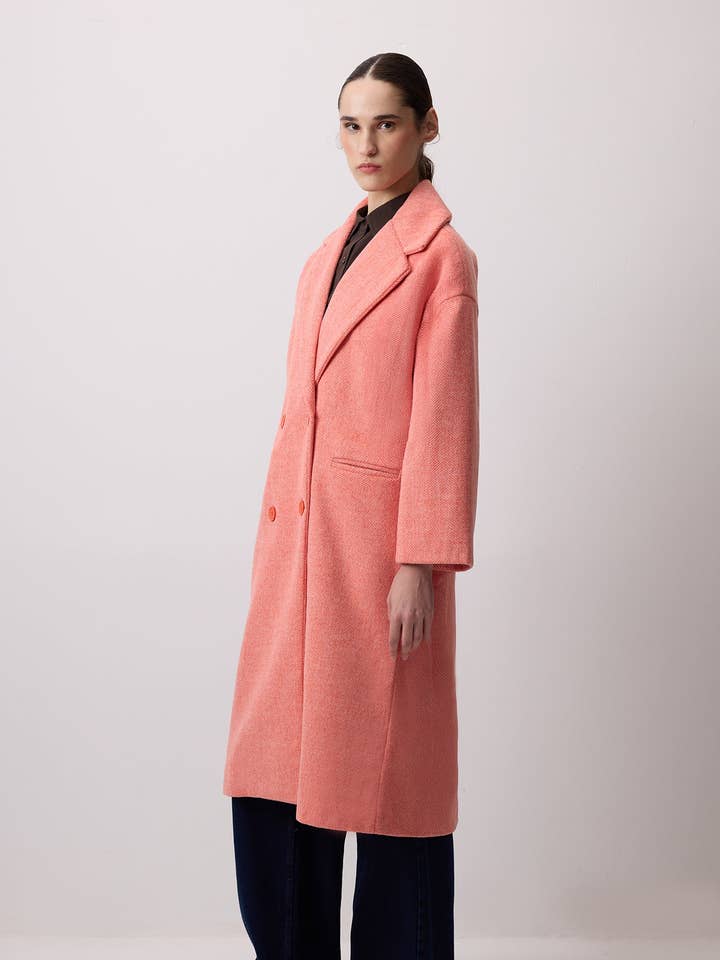 arancia CAPPOTTO LUNGO CON CACHET in vendita all'ingrosso su Faire0