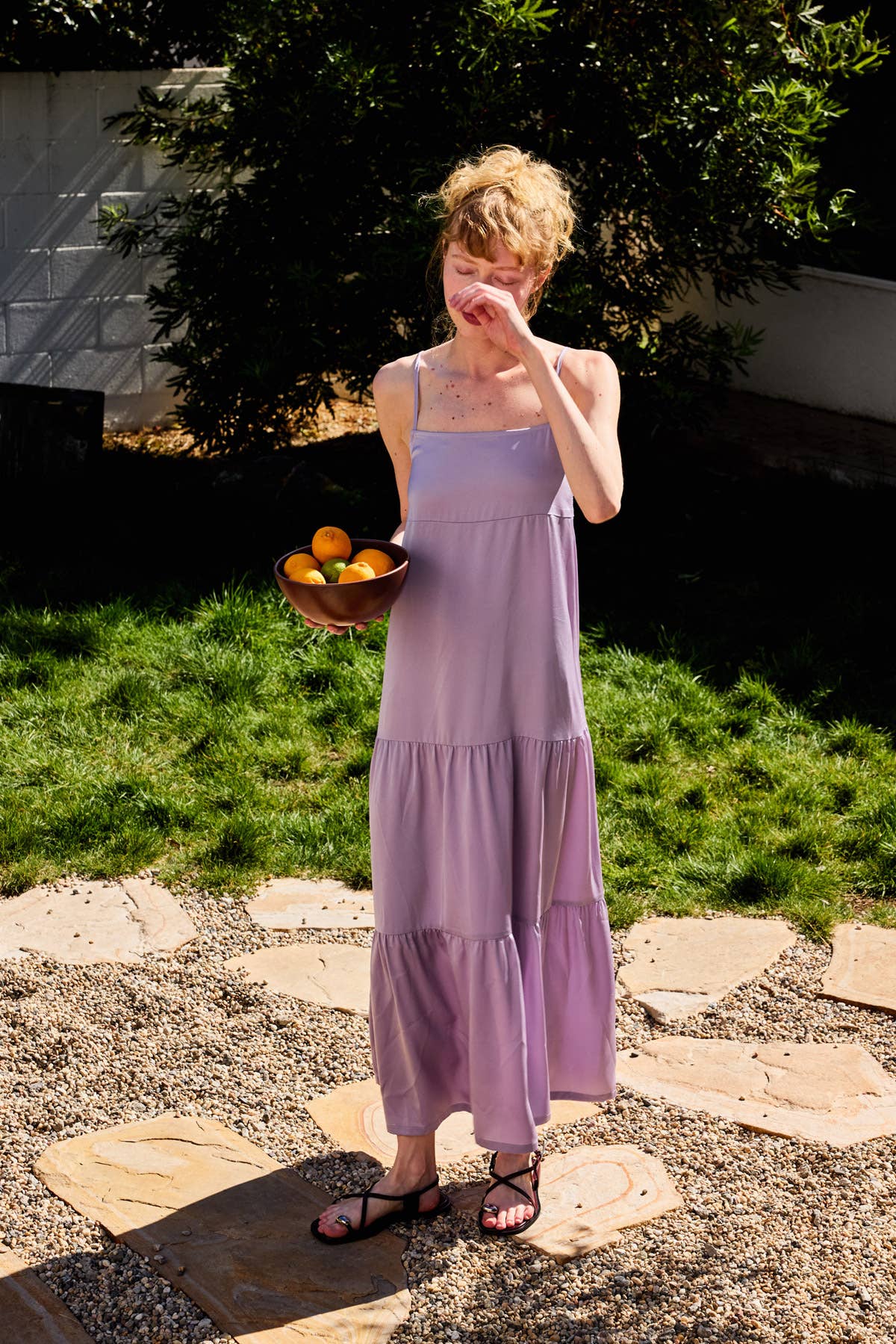 Lara Daisy - Wholesale Dress - Women's - Leopard Square Neck Ruffled Hem Cami Midi Dress5