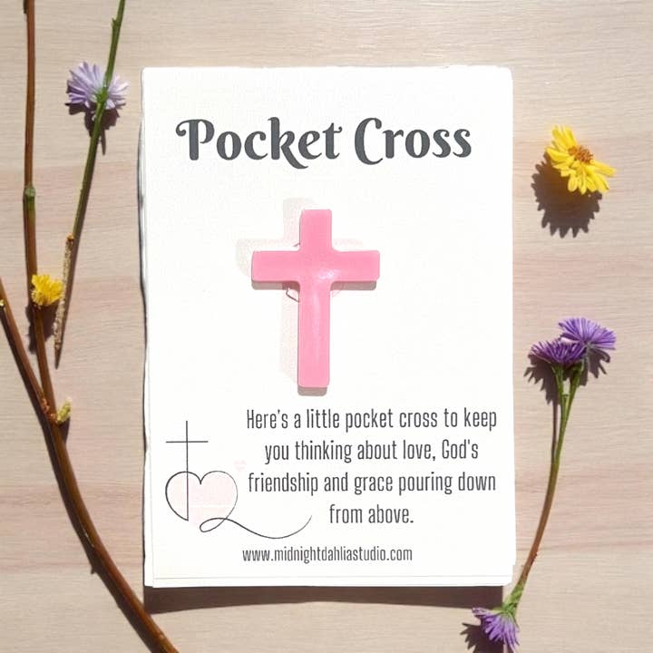 Midnight Dahlia Studio - Wholesale Keepsake Coin/Token - Pocket Cross | Christian Gift Poem 3