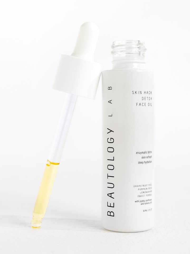 Huile détoxifiante pour le visage Skin Hack pour la vente par BEAUTOLOGY LAB