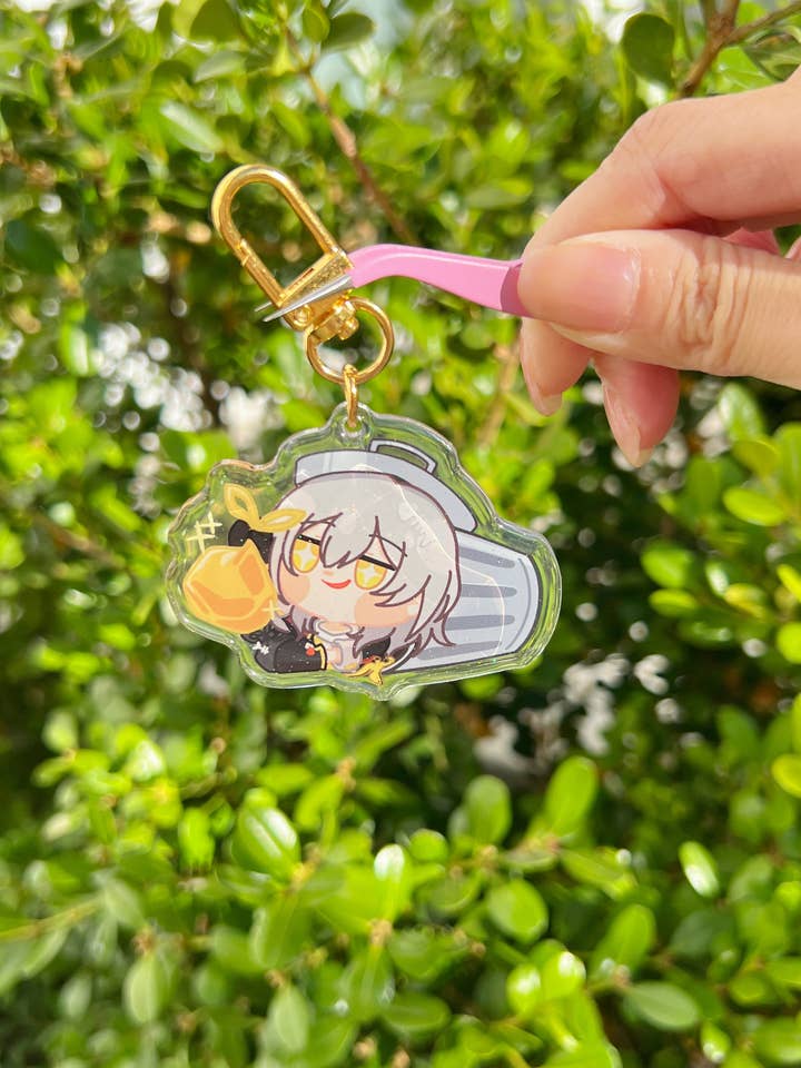 Honkai Star Rail | Trailblazer/Player | Portachiavi/ciondolo in acrilico epossidico per la vendita all'ingrosso da parte di MikouArt