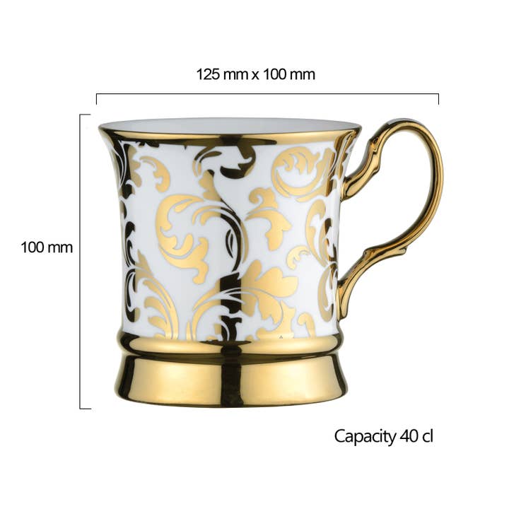 The DRH Collection BV - Wholesale Coffee Mug - Acanthus Mug Gold2