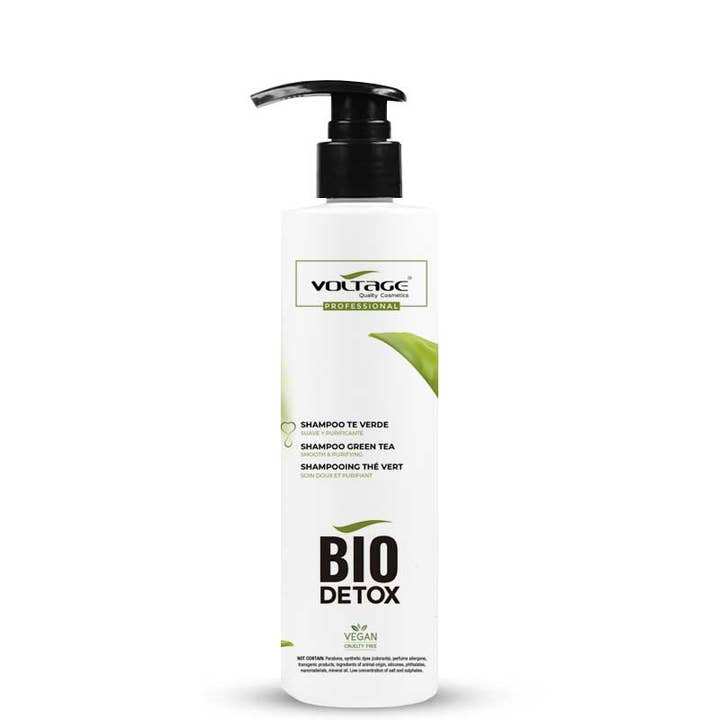 SHAMPOO TÈ VERDE BIO-DETOX 250 ml per la vendita all'ingrosso da parte di Voltage Cosmetics