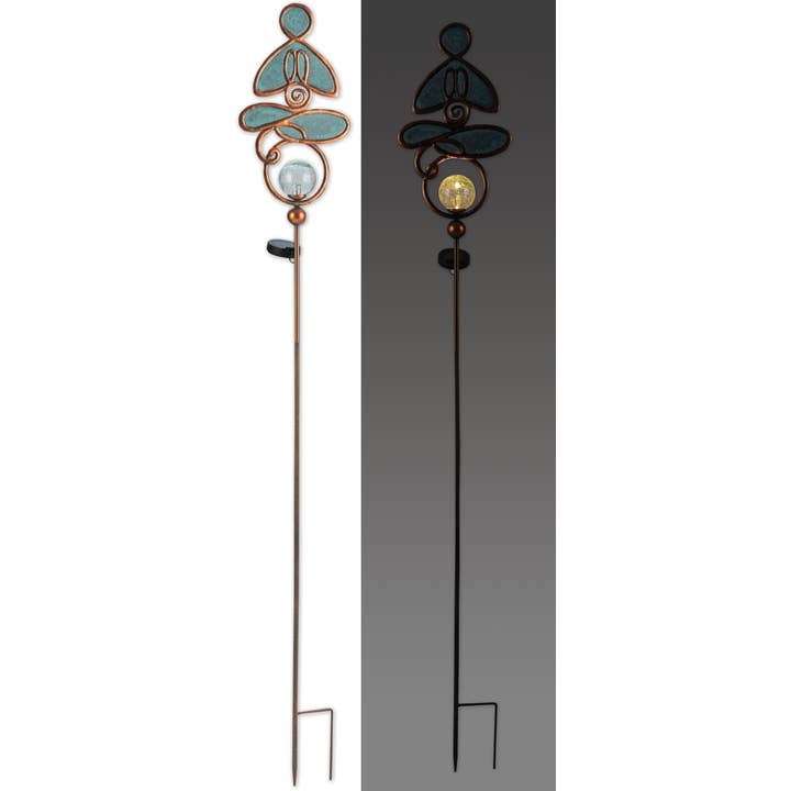 Solar Meditate Stake-54" for wholesale by Sunset Vista Designs