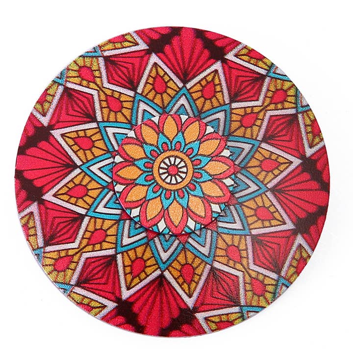 Pink Mandala Mad Metal Spinner for wholesale by Mad Style