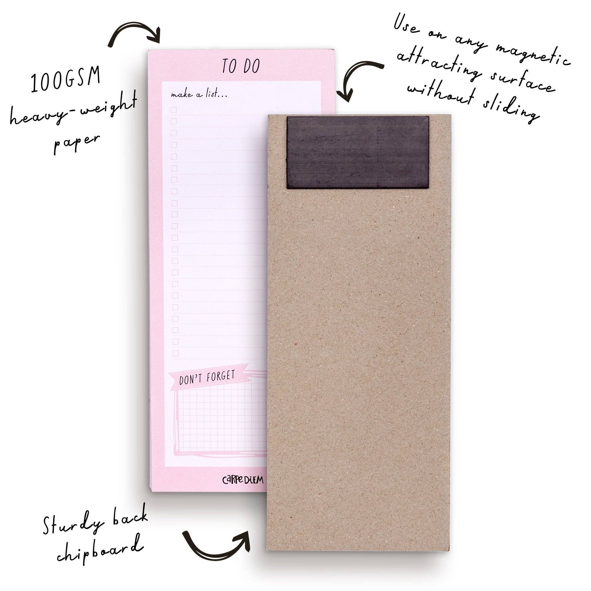 Pukka Pads North America - Wholesale Notepad - Carpe Diem Magnetic To-Do List2