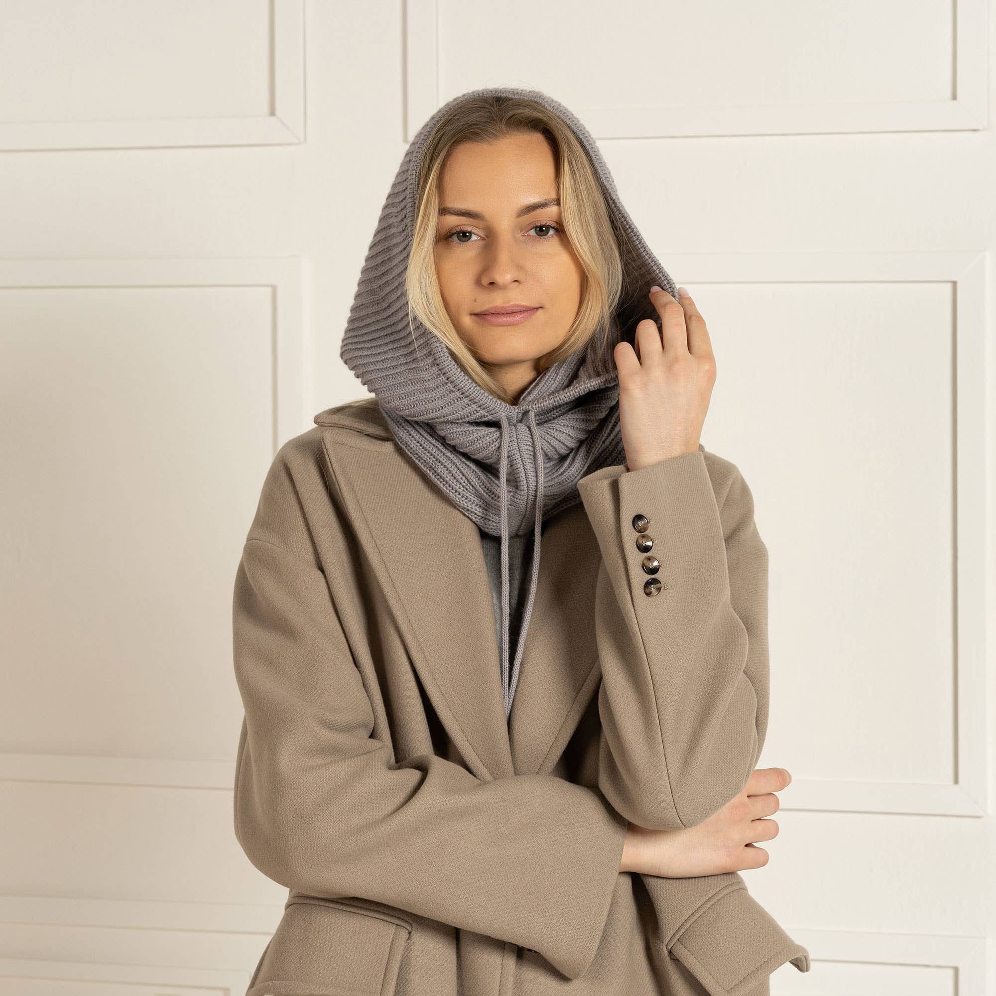 menique - Wholesale Balaclava - Unisex - Unisex 100% Knitted Merino Hood Balaclava4