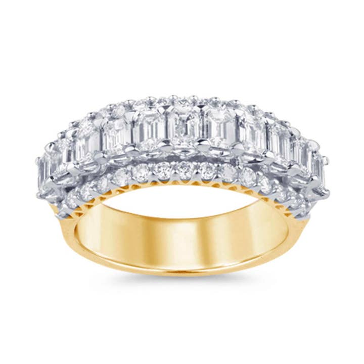 Zertifizierter 2,93 CTW VS Diamant Herrenring in 14K Gold für den Großhandel von White Rock