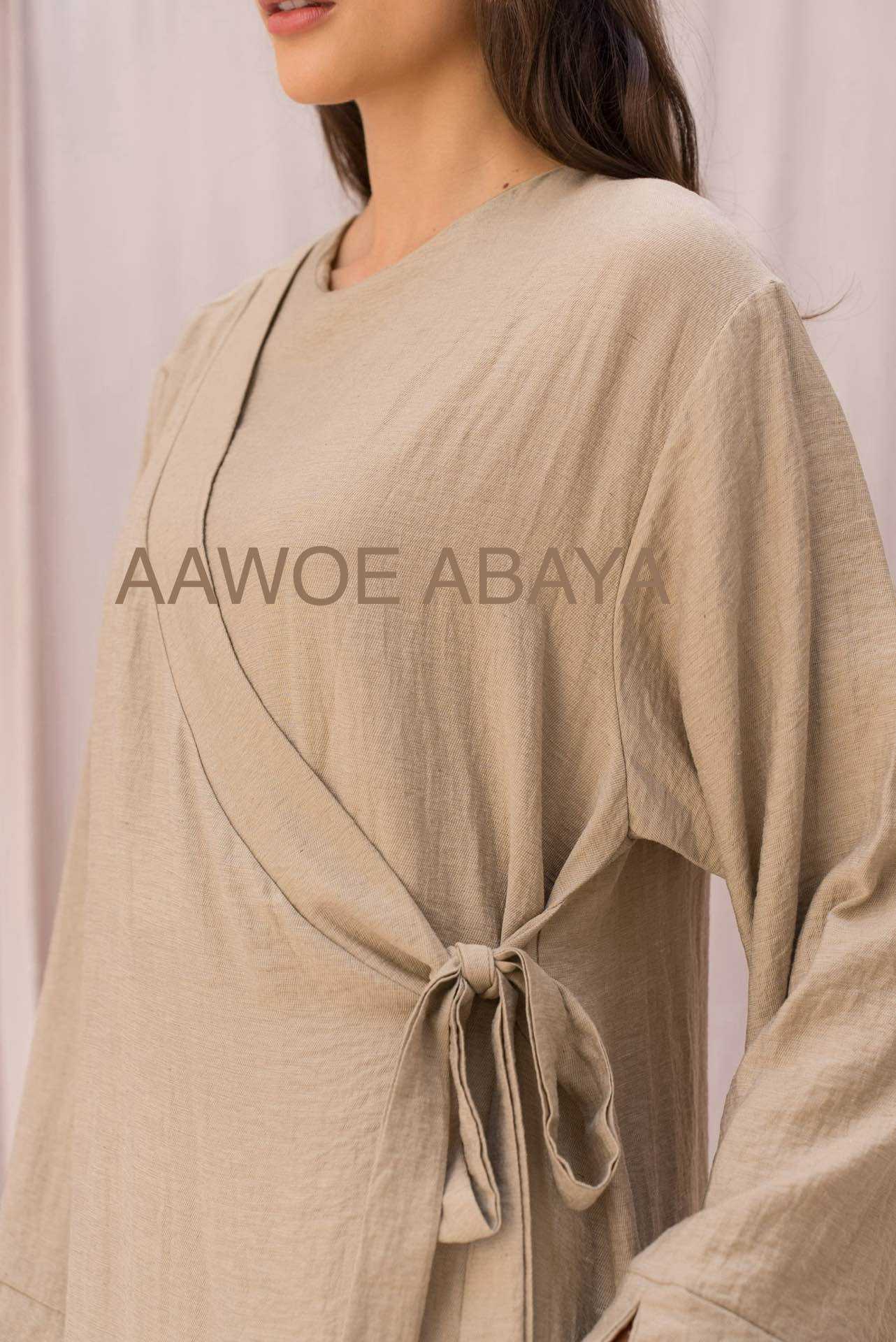 Aawoe Abaya – Kaftan - Mulher por atacado – Vestido Abaya Elegante - 2421-VES28