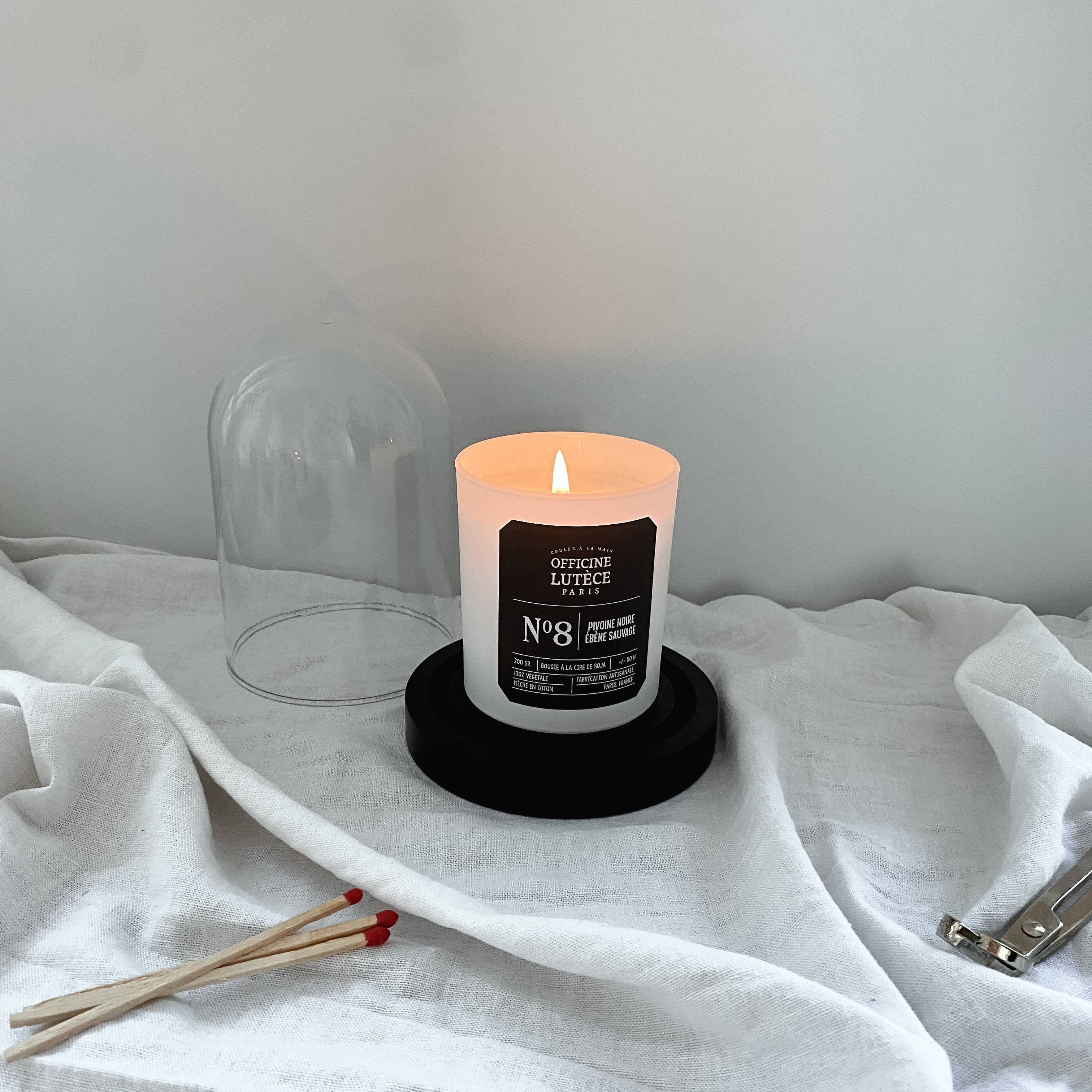 Officine Lutèce - Wholesale Jar/Filled Candle - Scented Candle Nº8 Black Peony Wild Ebony3