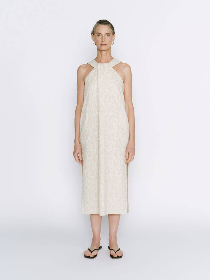 Marisa Halter Dress - Oat for wholesale by Anushka