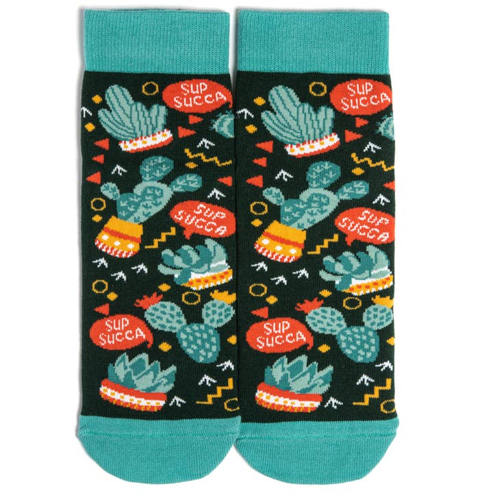 Lavley - Wholesale Socks - Women's - Kiss My Cactus Ankle Socks