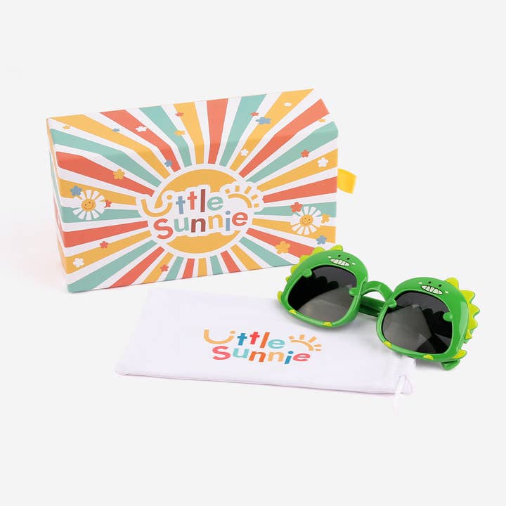 Sam-Cute Cartoon Dinosaur Polarized Kids Party Glasses for wholesale by Little Sunnie