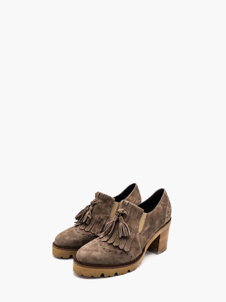 Ahorn Ruskind Oxford for engroshandel hos Luca Grossi