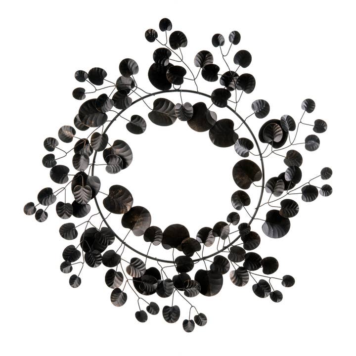 Indaba Trading - Wholesale Wreath - Black Eucalyptus Wreath