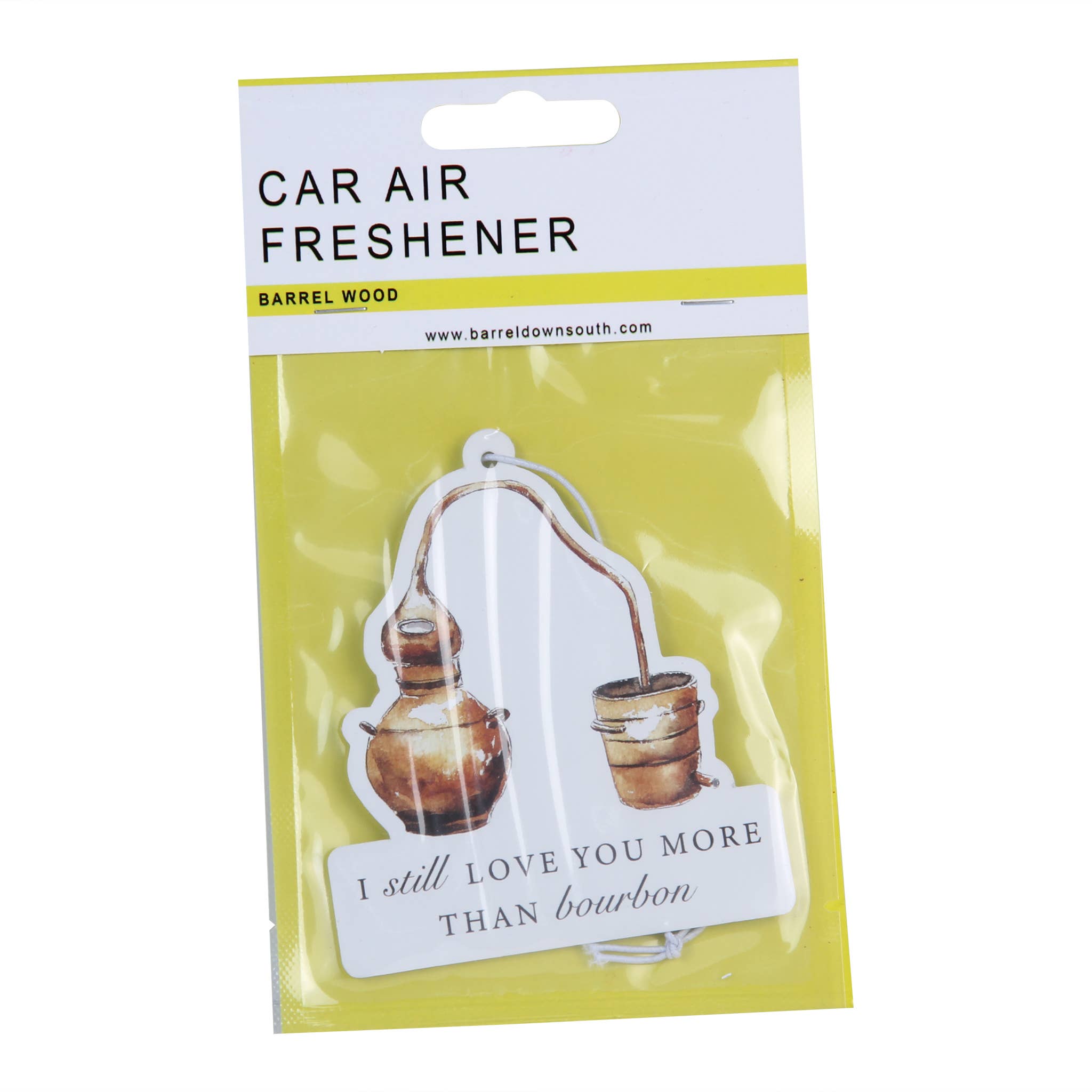 Barrel Down South - Wholesale Luchtverfrisser voor in de auto - Uniseks - Ik hou nog steeds meer van je dan Bourbon auto-luchtverfrisser