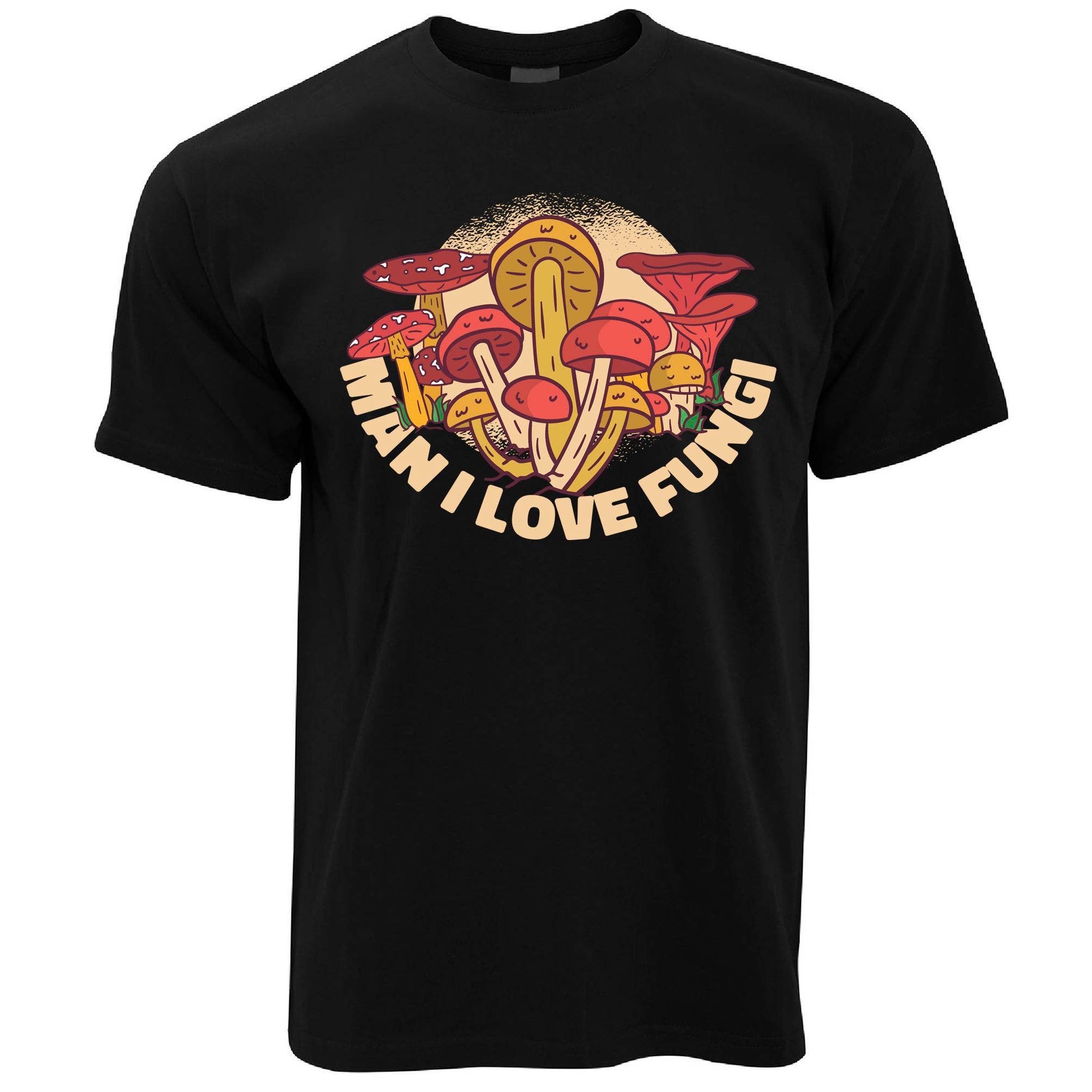PIGMENTIFY – wholesale T-shirt (graphic) – unisex – Man I Love Fungi T-Shirt0