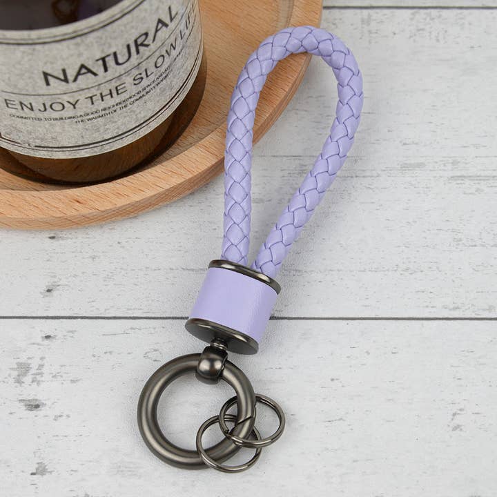 SoapElenGlen - Wholesale Keychain – Women's - Handmade Braided Leather Keychain7