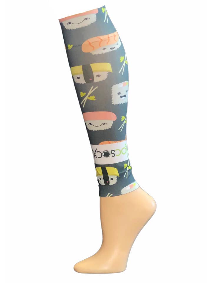 Maniche per gambe Miso Happy Sushi per la vendita all'ingrosso da parte di Hocsocx, Inc.