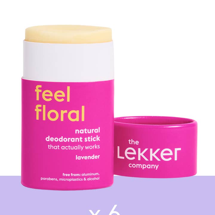 Deodorant stick feel floral (x6) for wholesale by The Lekker Company