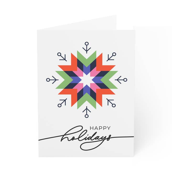 Happy Holidays 1 - Greeting Card for wholesale by Donkey Laserbeam