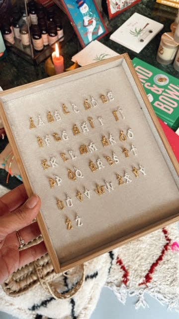 XZOTA - Wholesale Individual Charm/Pendant - Pendants - Bamboo letter T - Gold Plated0