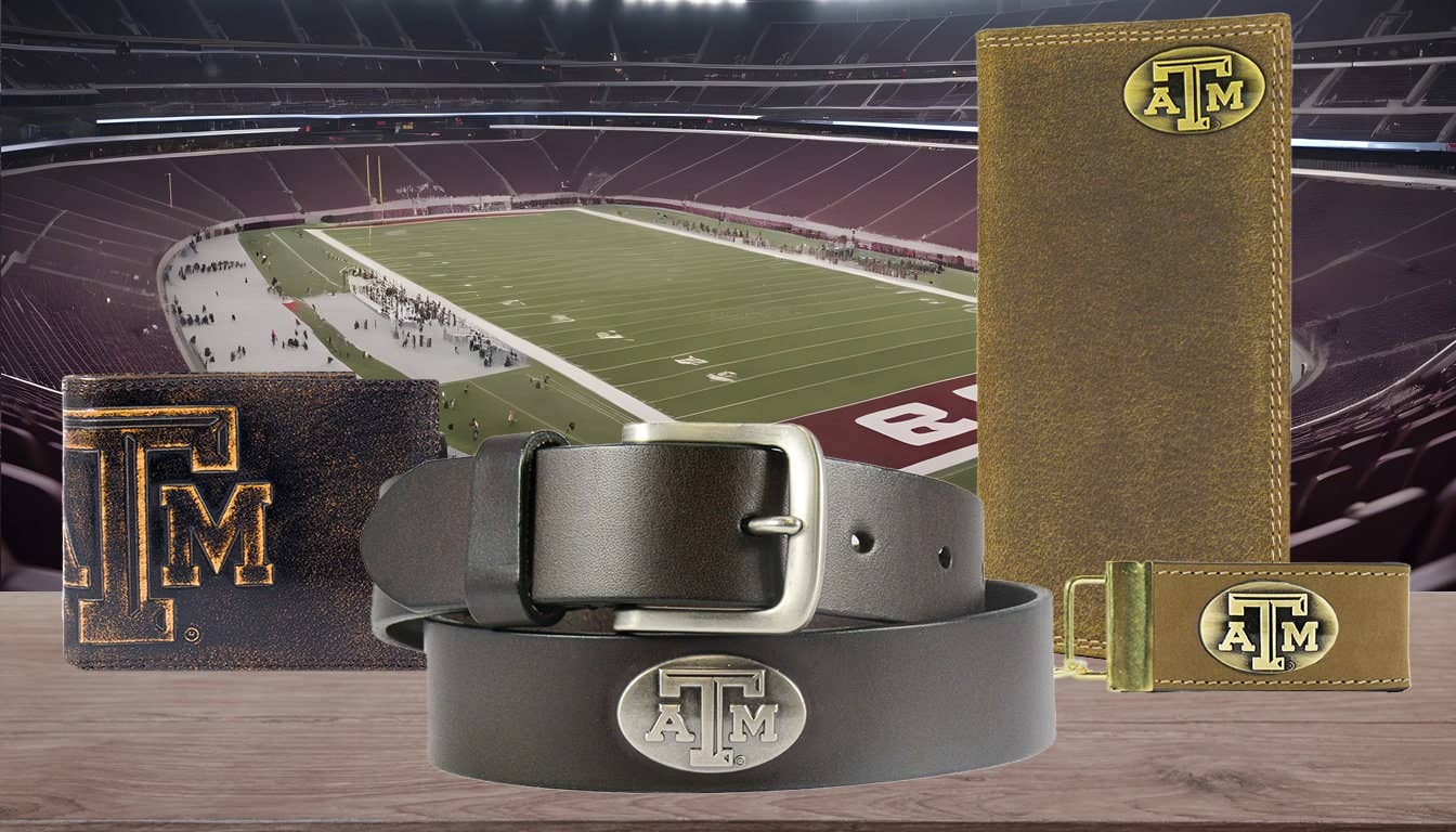 Zep-Pro - Wholesale Belt - Men's - Texas A&M Aggies Men's Collegiate Woven Ribbon Belt.5