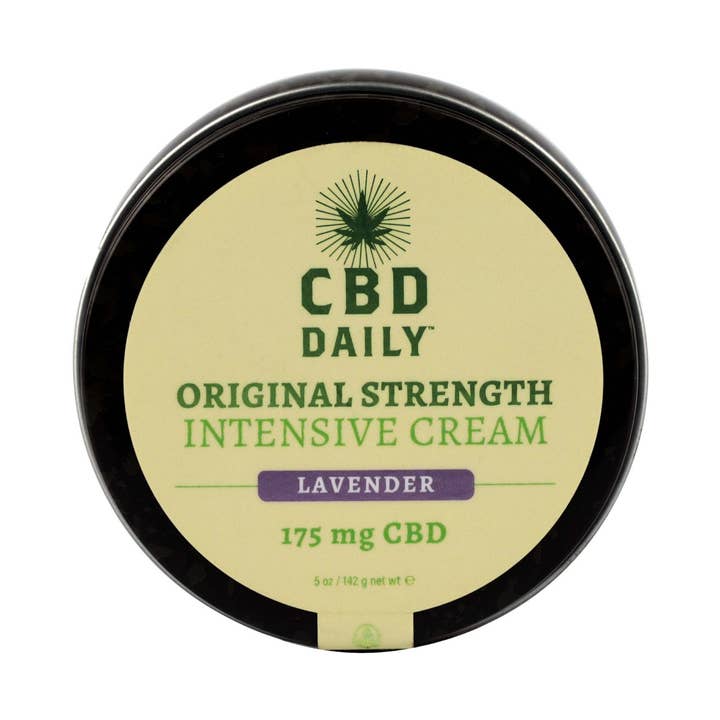 CBD Daily Intensive Cream Original Strength Lavender 175 mg for wholesale by Earthly Body