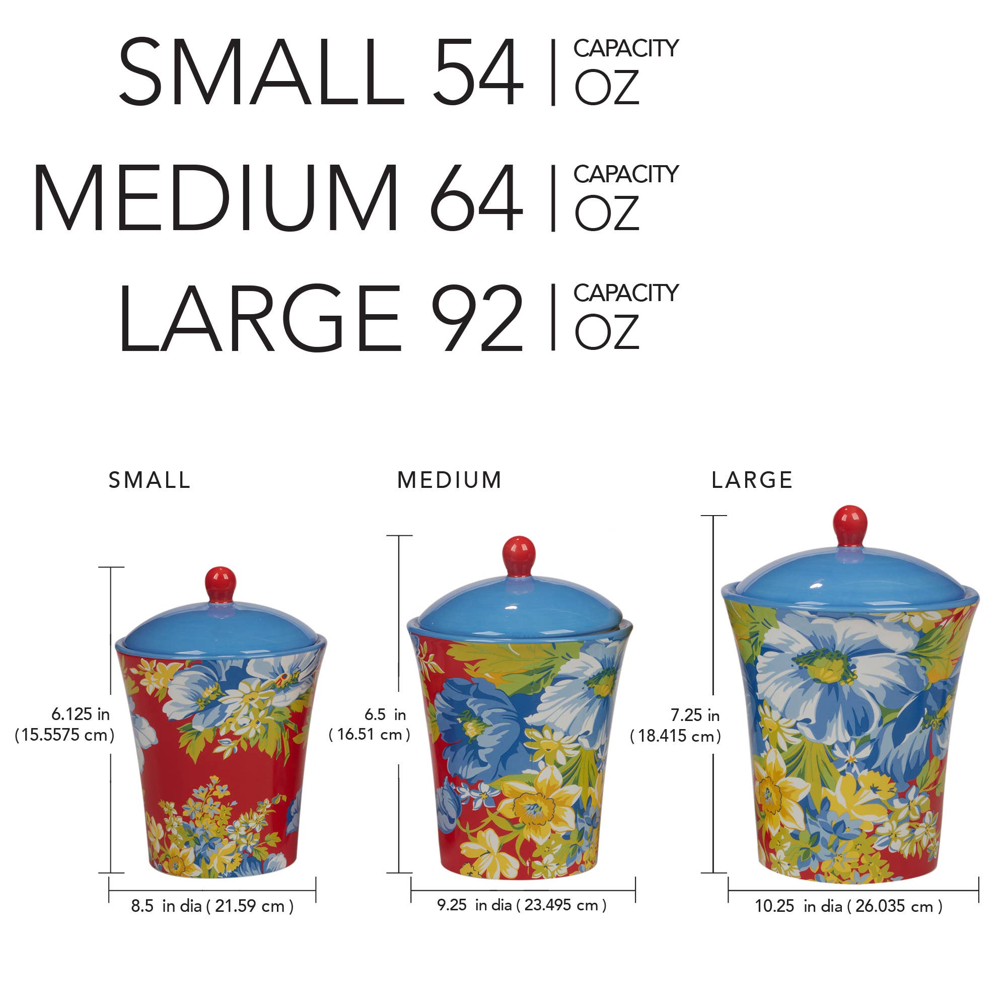 Certified International - Wholesale Canister set - Blossom Set of 3 Canisters2