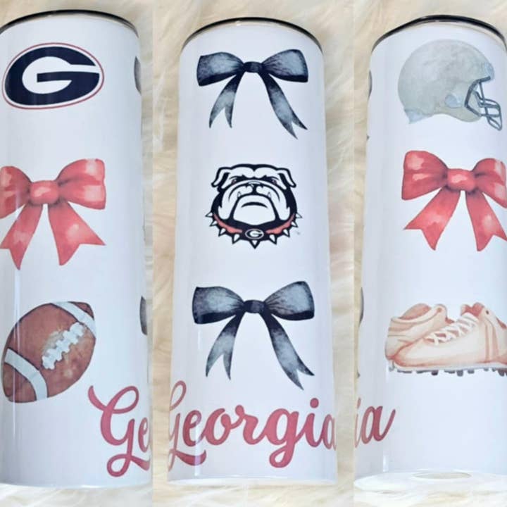 Ga Bow 20oz Becher für den Großhandel von Magnolia On Main LLC