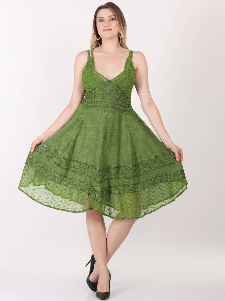 Lote Mixto de Vestidos de Fiesta sin Mangas con Encaje Bordado para Mujer para venta al por mayor de Wevez