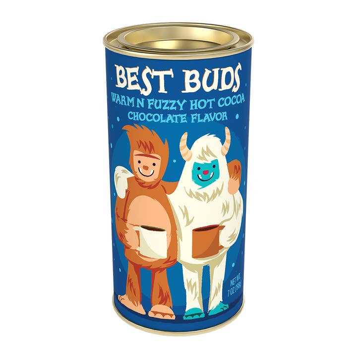 Best Buds Yeti & Sasquatch Chocolate Cocoa (7oz Tins) for wholesale by McSteven's