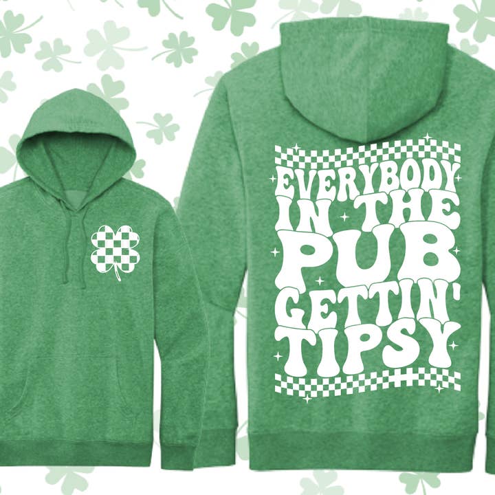 Iedereen in de Kroeg Wordt Tipsy Capuchontrui voor wholesale door WILD AGAIN