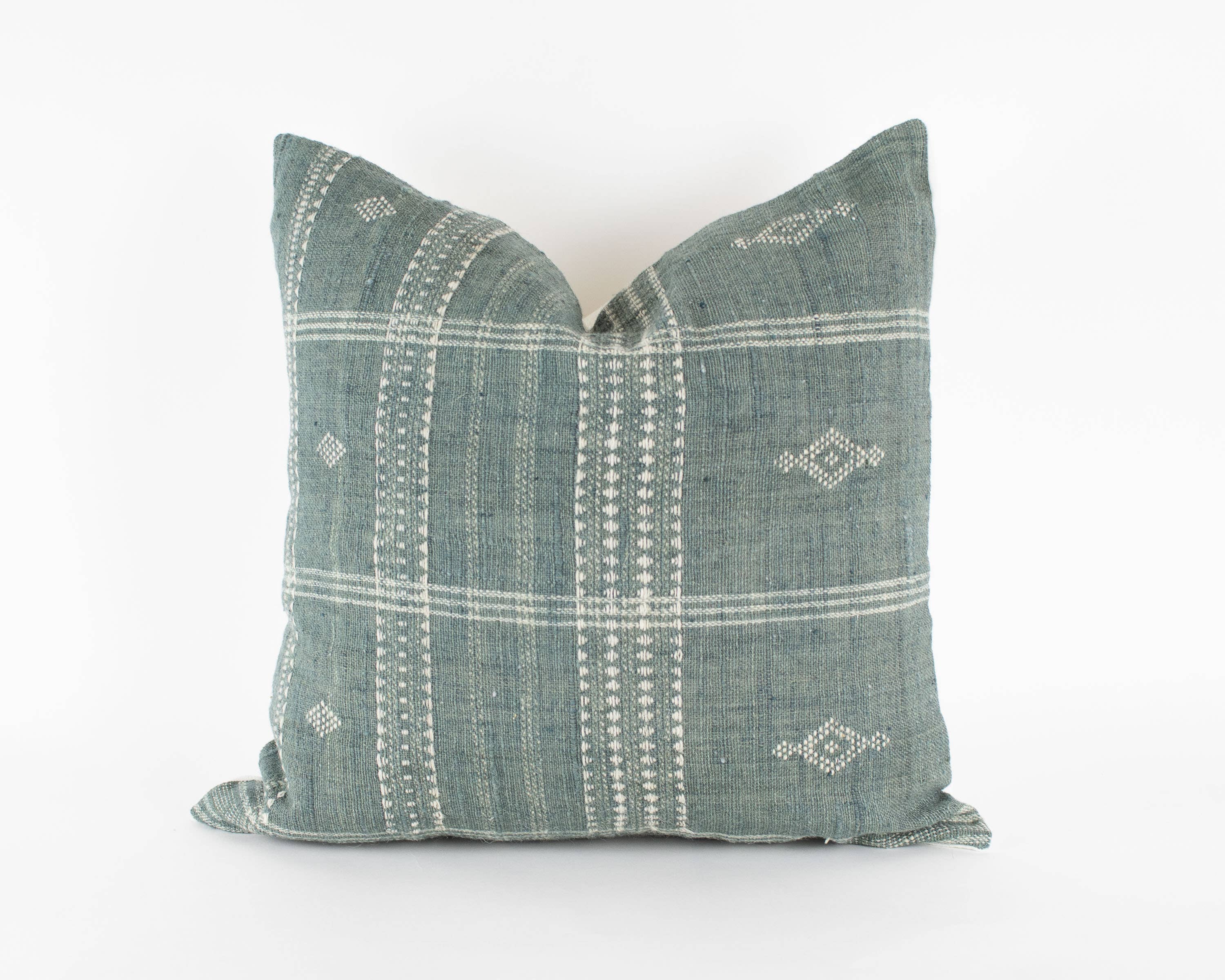 Heddle & Lamm - Wholesale Throw Pillow Cover - Aditi - 20" Mist Indian Wool Pillow Cover2