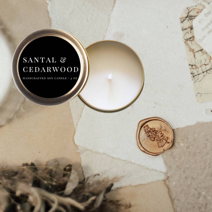 Benjamin Soap Co. - Wholesale Travel Candles - 4 oz Travel Candle4