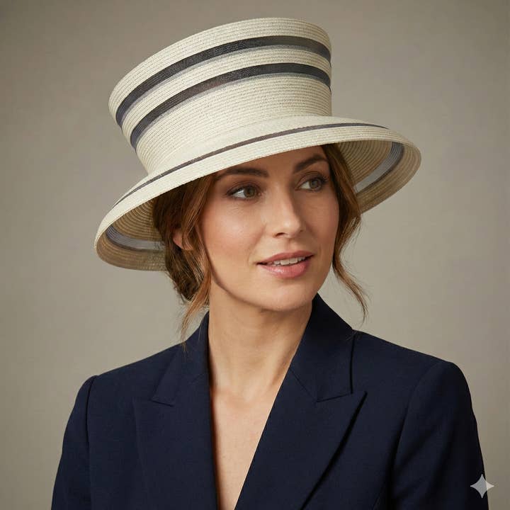 T5044 - Women’s Fuchsia Braided Straw Bucket Hat with Struct for wholesale by Maspros