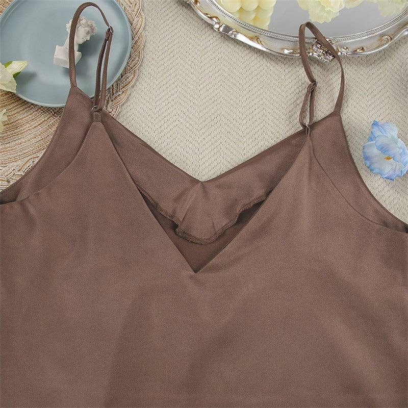 UZ Wholesale Store - Venta al por mayor Ropa para dormir - Mujer - Camisón halter elegante sin espalda10