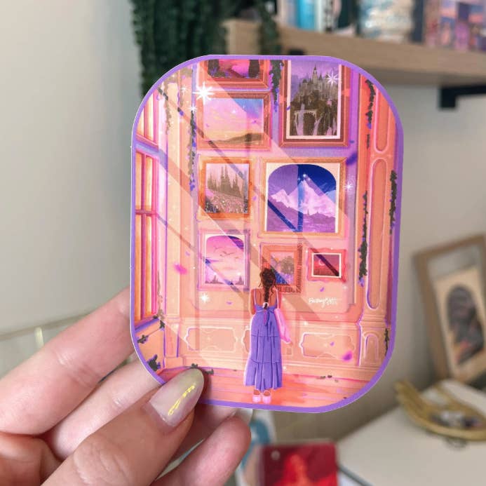 Brittany Keller Art - Vente Autocollant - Autocollant du Musée d'Art Littéraire0