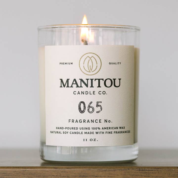 No. 065 - Macintosh Apple | Hand-Poured, Soy Candle for wholesale by Manitou Candle Co.
