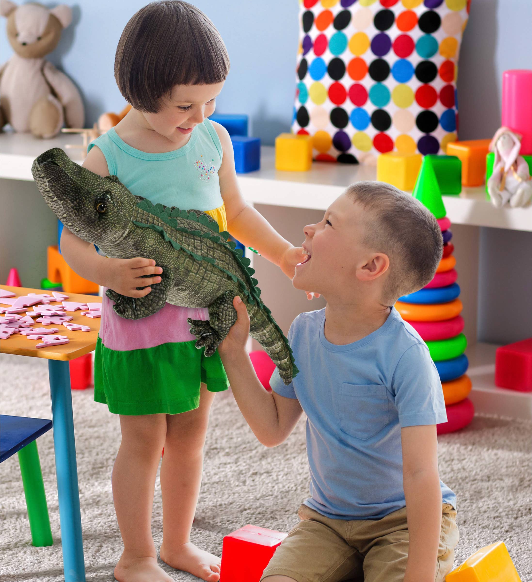 Cota Global - Wholesale Stuffed/Plush Toy - Kids & Baby - Wild Collection Plush - Alligator 28"5