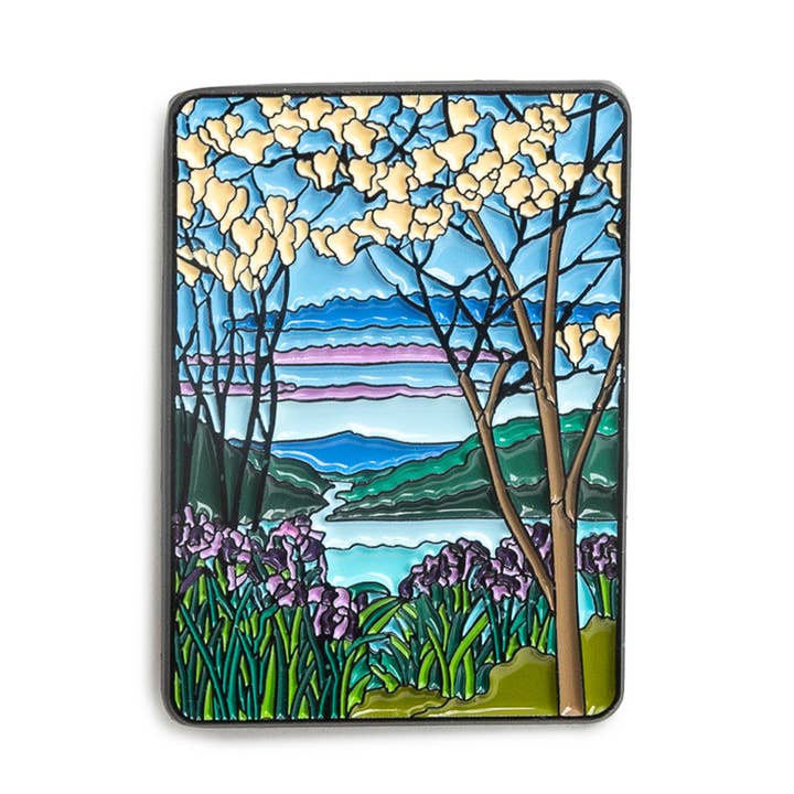 Pin - Magnolias and Irises - Tiffany for wholesale by Today is Art Day