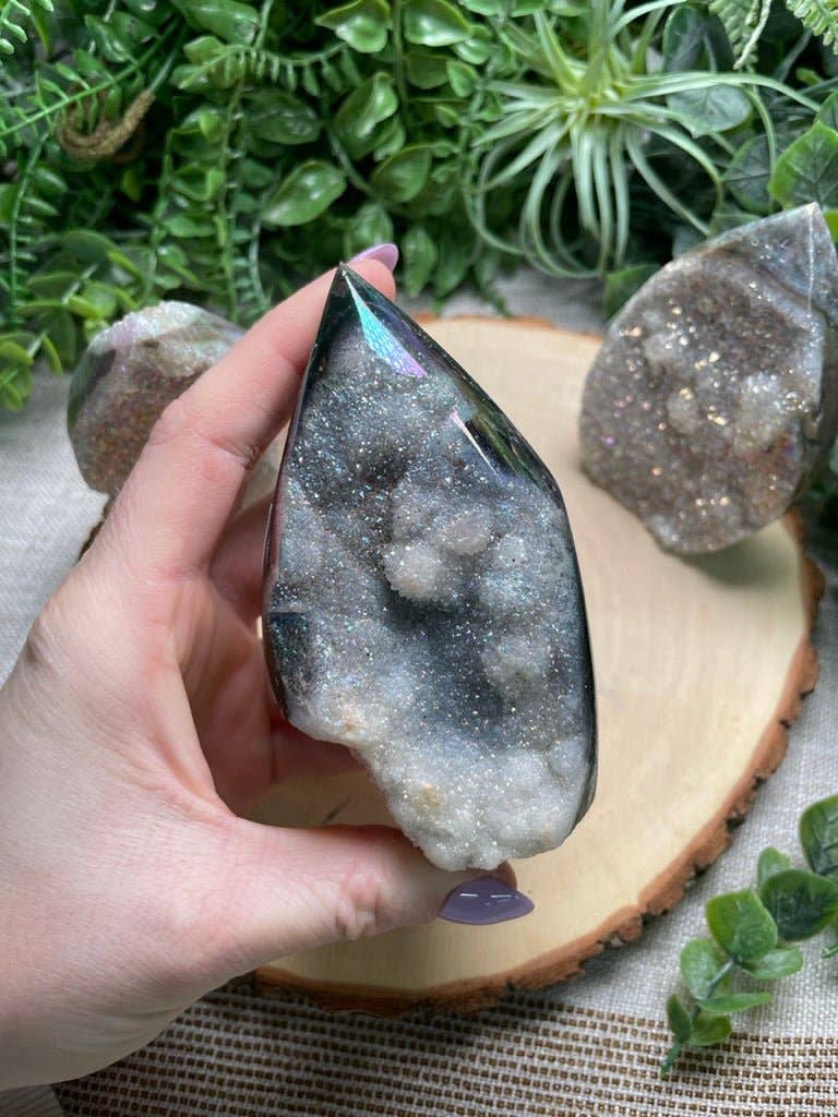 Copper Ashes - Wholesale Spiritual Stone/Crystal - Aura Plated Sphalerite Freeform6