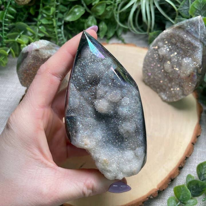 Copper Ashes - Wholesale Spiritual Stone/Crystal - Aura Plated Sphalerite Freeform6
