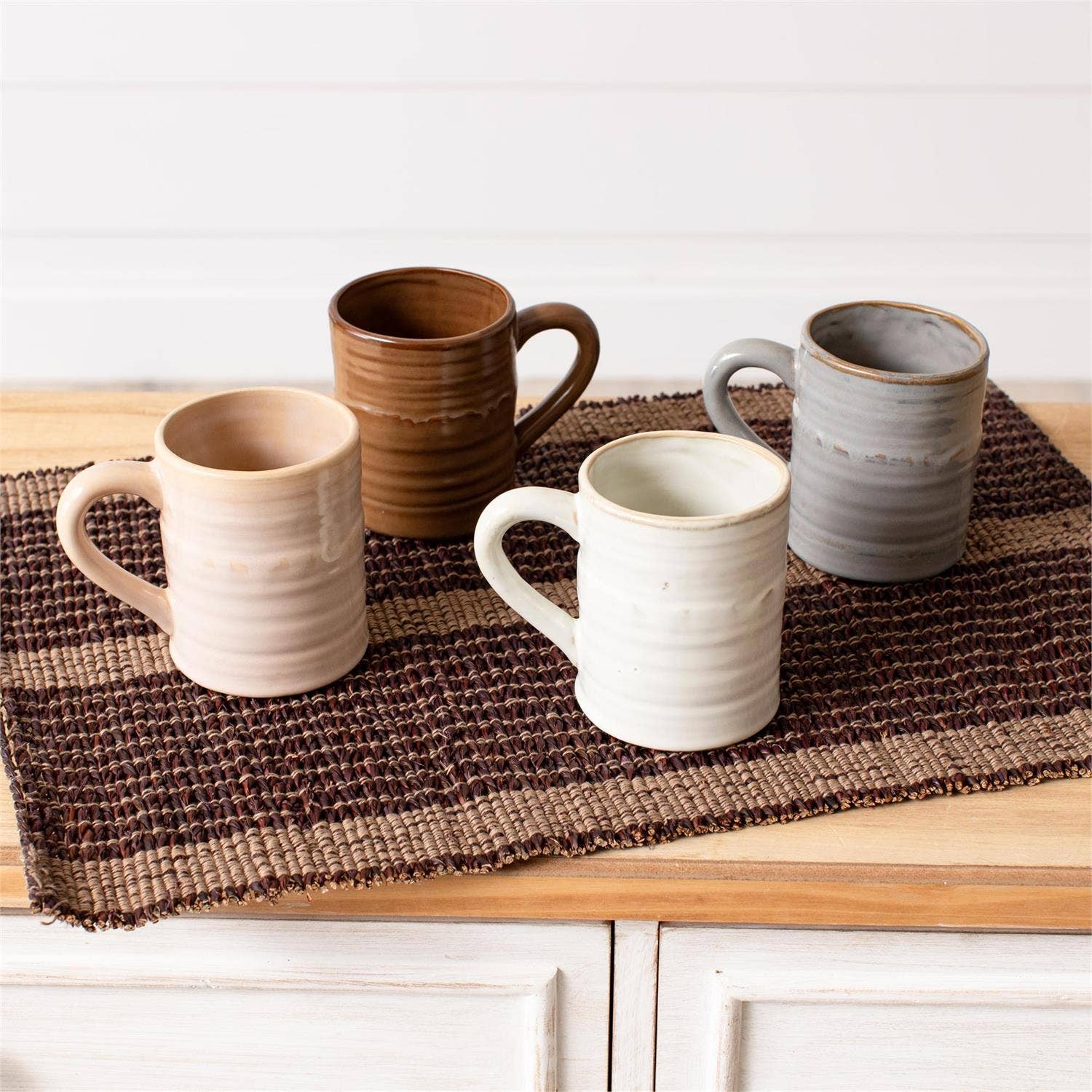 Audrey's Home & Gift - Wholesale Coffee Mug - Reactive Glaze Mugs, 4 Asstd Colors, Lg (Pk/16 Ast)2