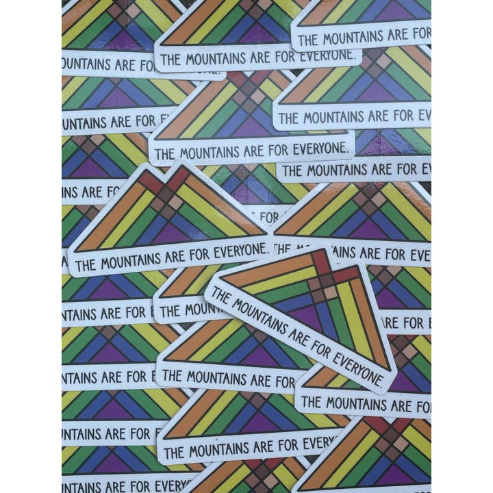 Rainier Watch Supply Co - Wholesale Sticker - The Mountains are for everyone Sticker2
