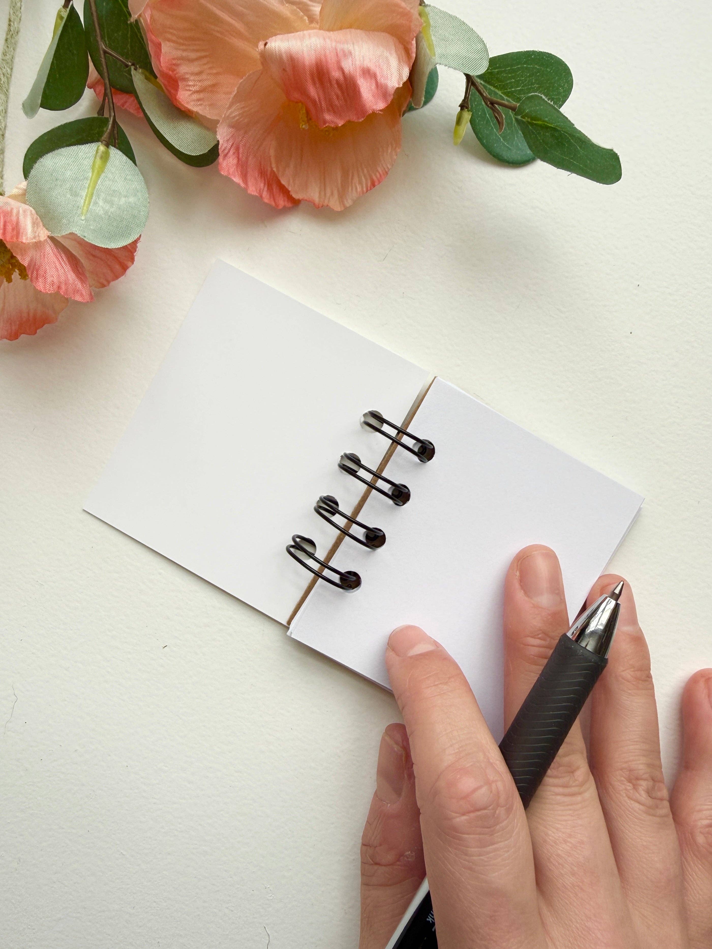 D. Prince Designs - Wholesale Notebook - Hand-Illustrated + Handmade Mini Notebook/Sketchbook | Maranta Houseplant5